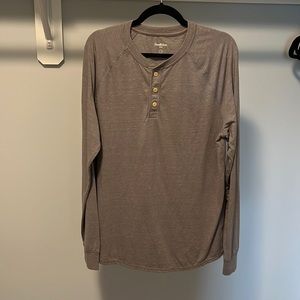 Men’s Henley | grey heathered